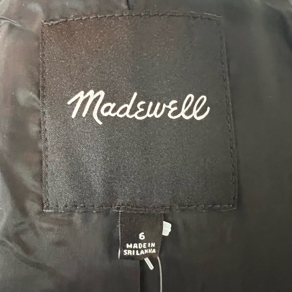 Madewell The Rosedale Crepe Blazer in Black Sz 6 NWT! Sold Out - Picture 10 of 14